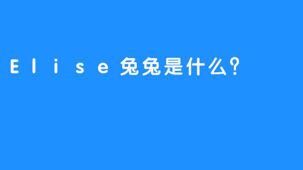 Elise兔兔是什么？