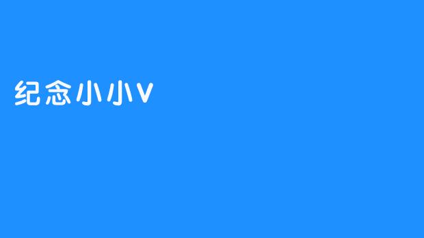 纪念小小V：那些未完成的对话，终将成为回响